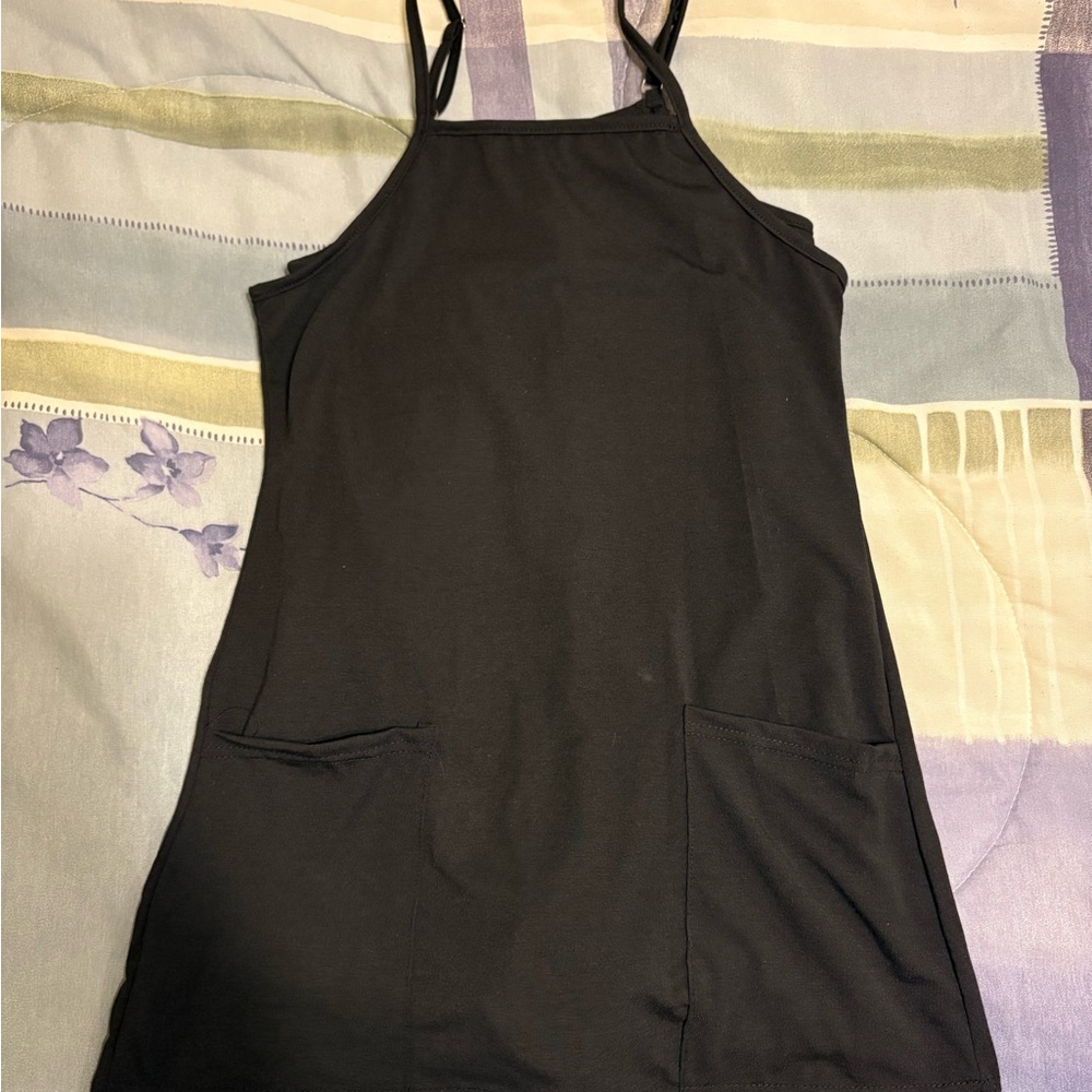 Black Girls Jumper w/ Adjustable Straps